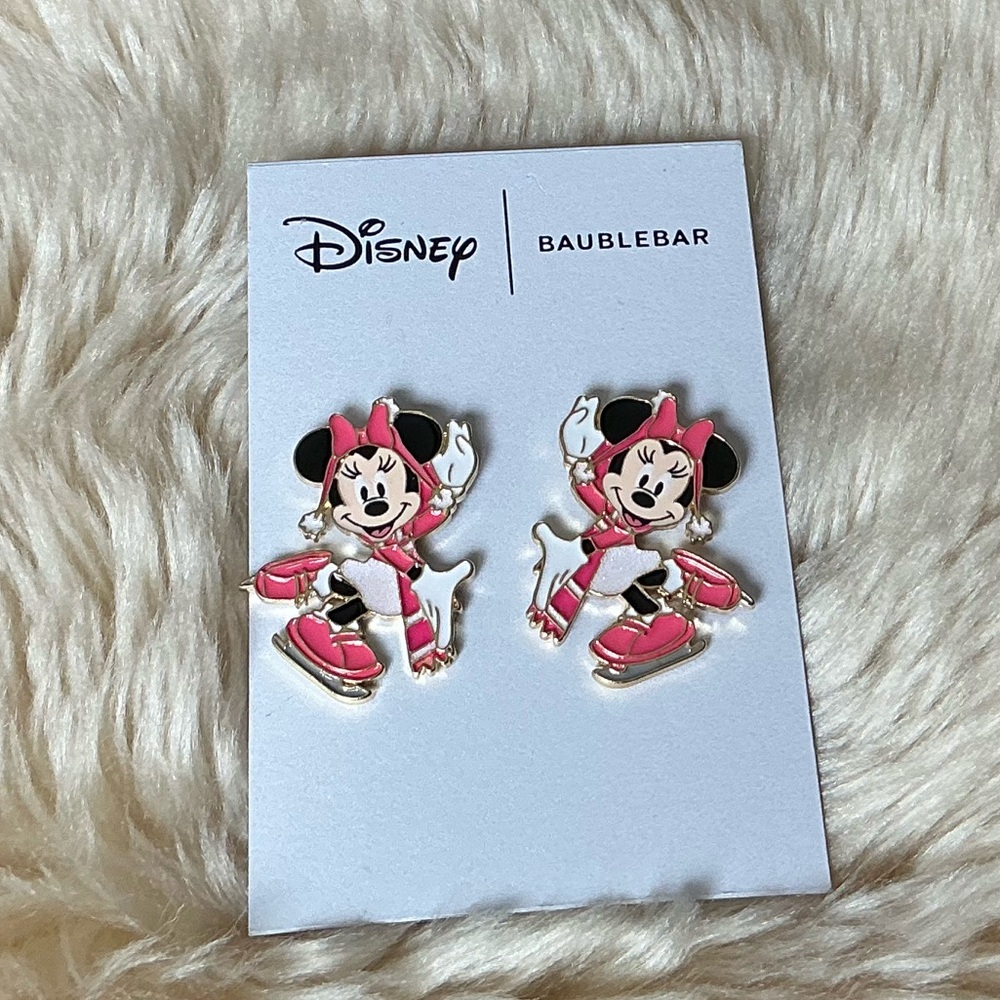 DISNEY X BAUBLEBAR Minnie Mouse Skating Earrings